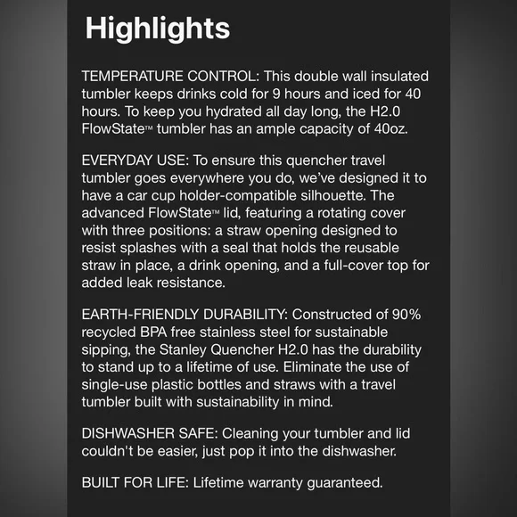 Target Exclusive Stanley 40oz Quencher Ocean Tie Dye H2.0 Tumbler - Picture 15 of 16